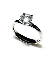 Ringe Sommer Dame Solitario in Weißgold Diamante 10128916-14